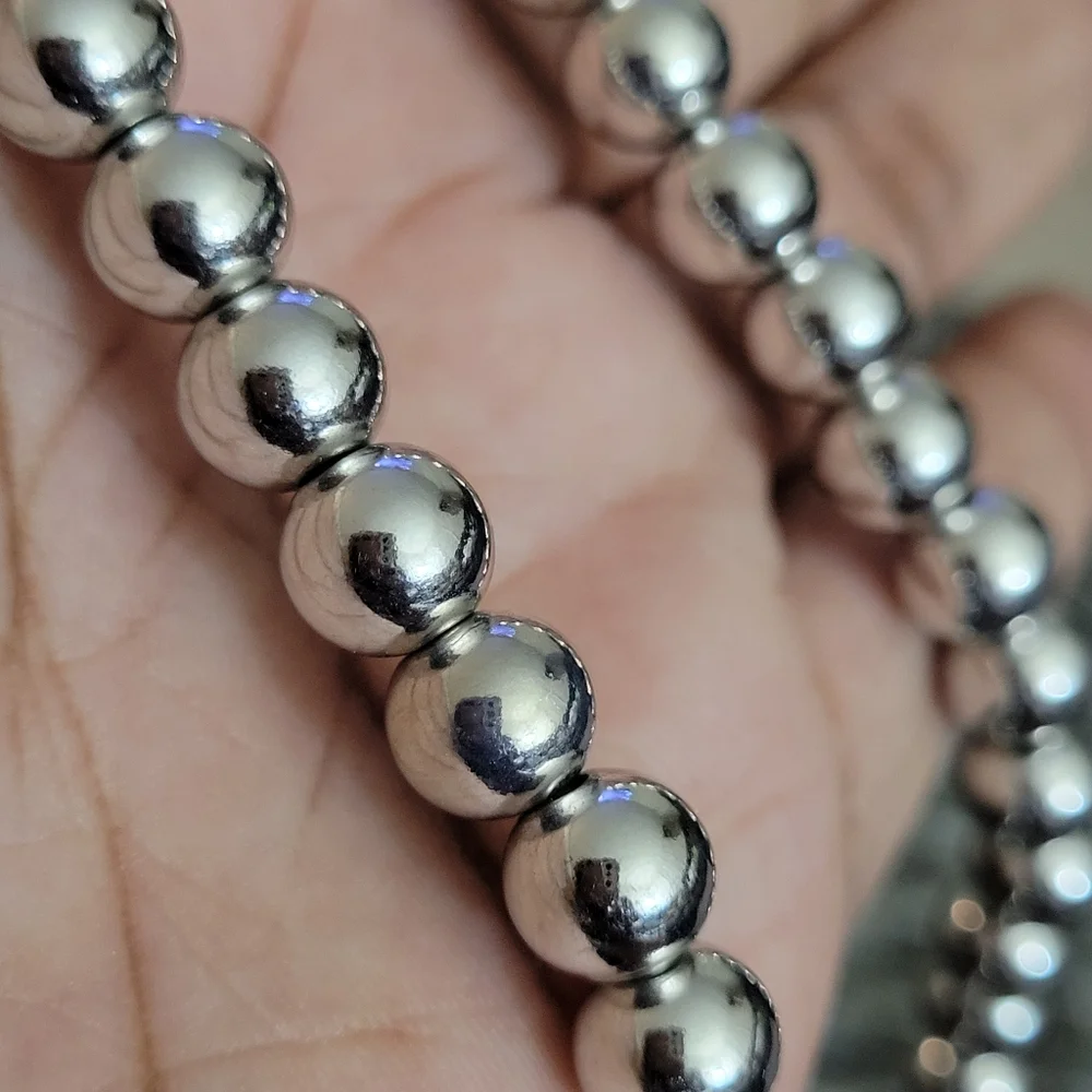 Milor 925 Italy Bead Necklace ( Sold ) - Picture 7 of 11